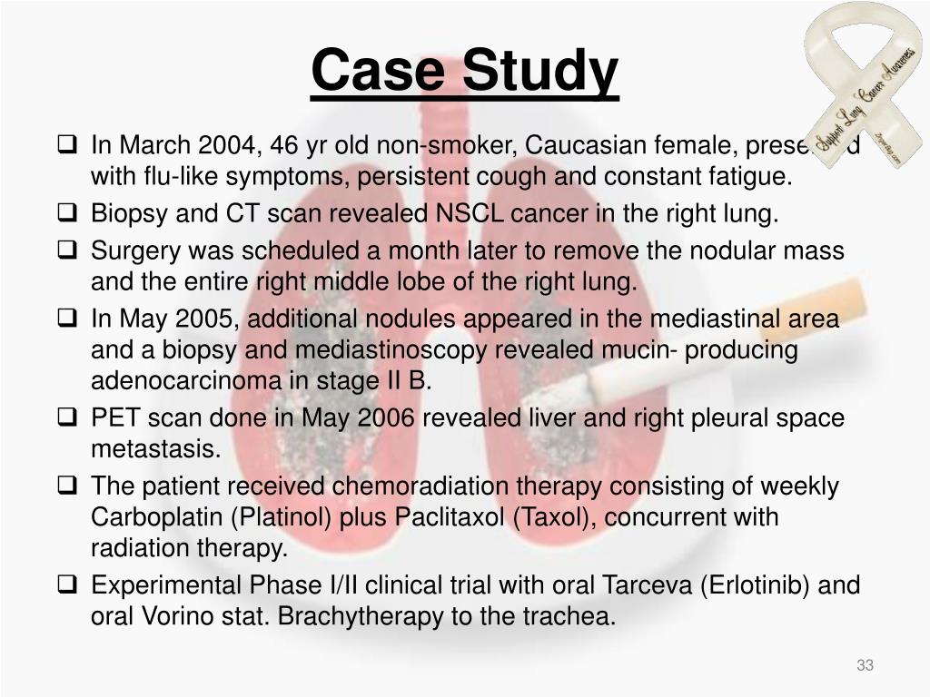 case study on lung cancer