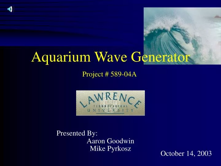 aquarium wave generator n.