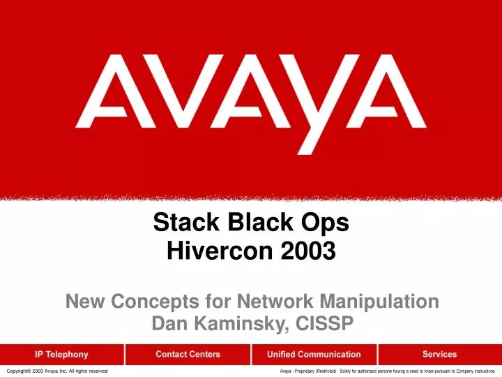 stack black ops hivercon 2003 n.