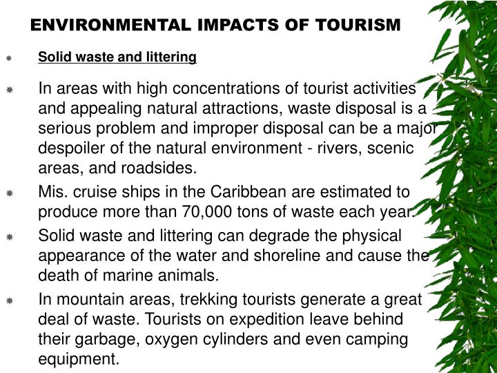 envinronmental impact of tourism penang envinronmental impact of tourism penang