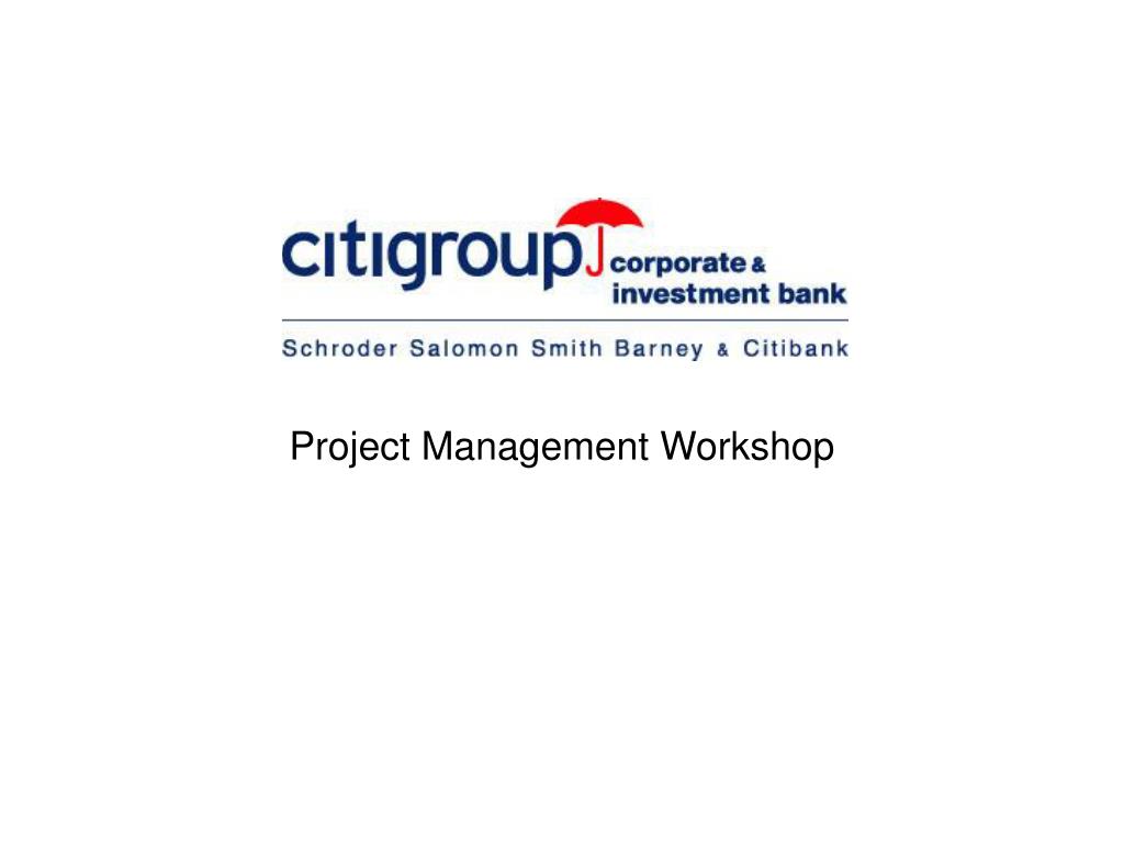 PPT - Project Management Workshop PowerPoint Presentation, free