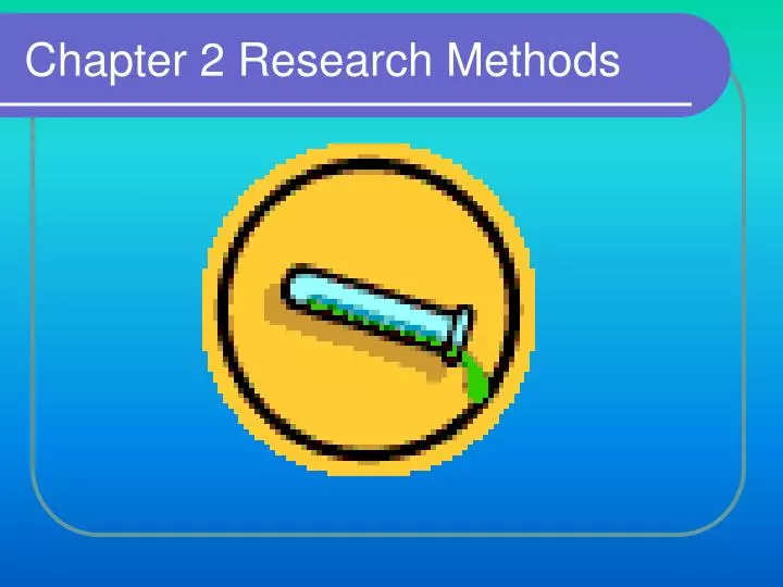 chapter 2 research methods n.
