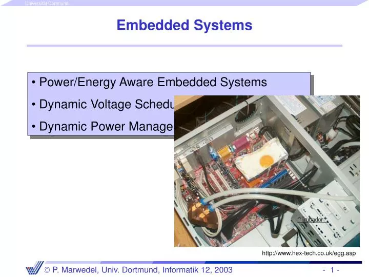 embedded systems n.