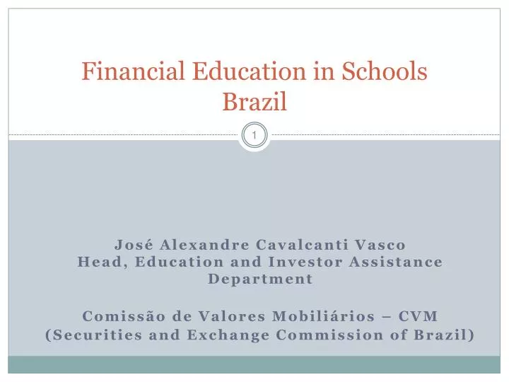 financial education in schools brazil n.