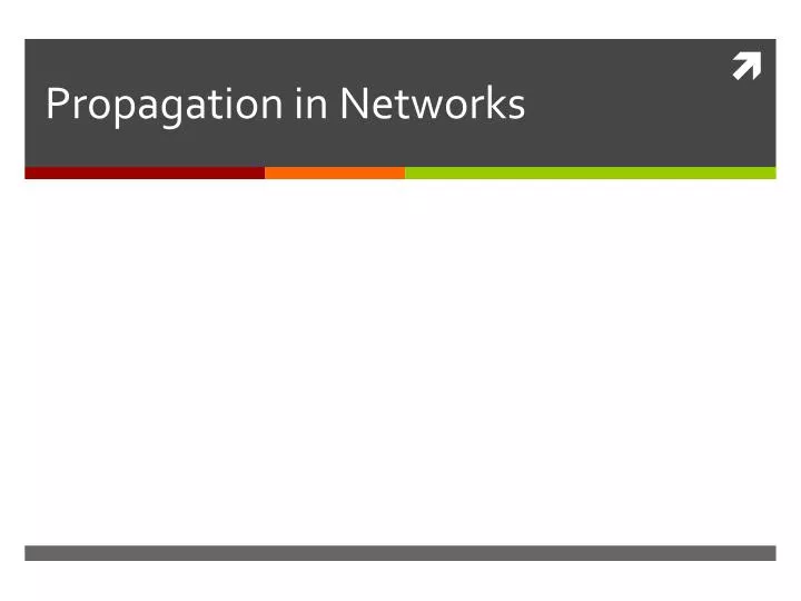 propagation in networks n.