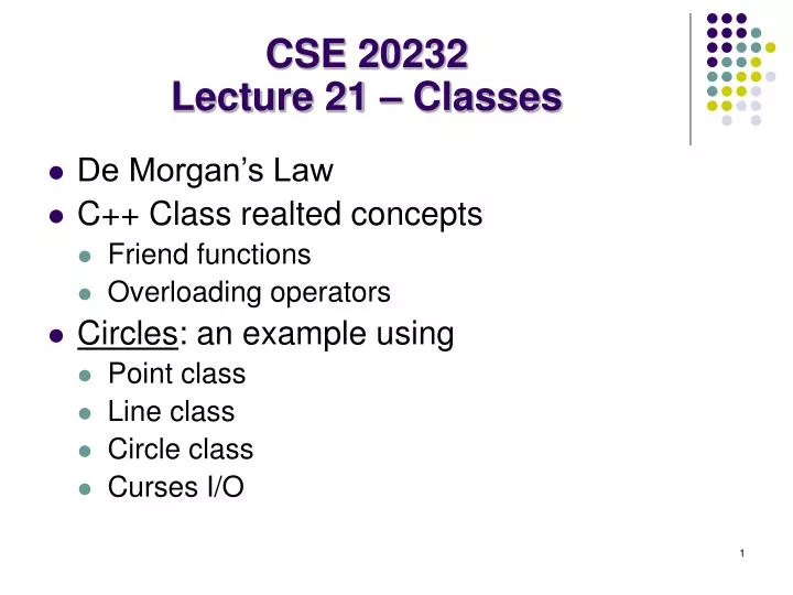cse 20232 lecture 21 classes n.