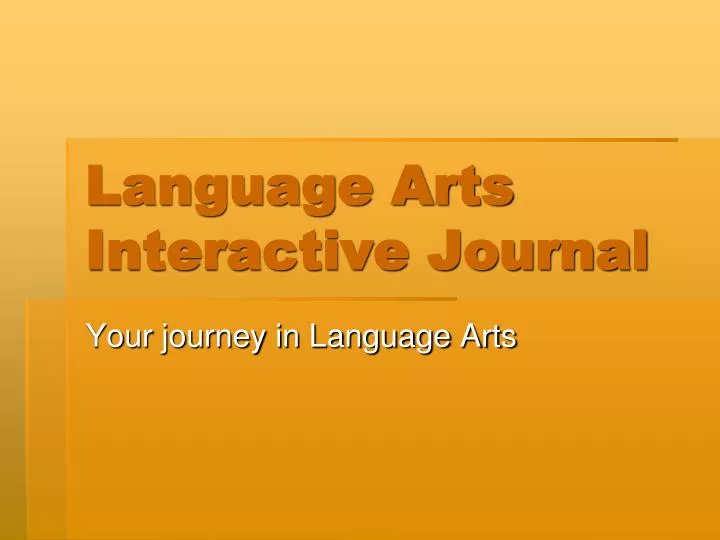 language arts interactive journal n.