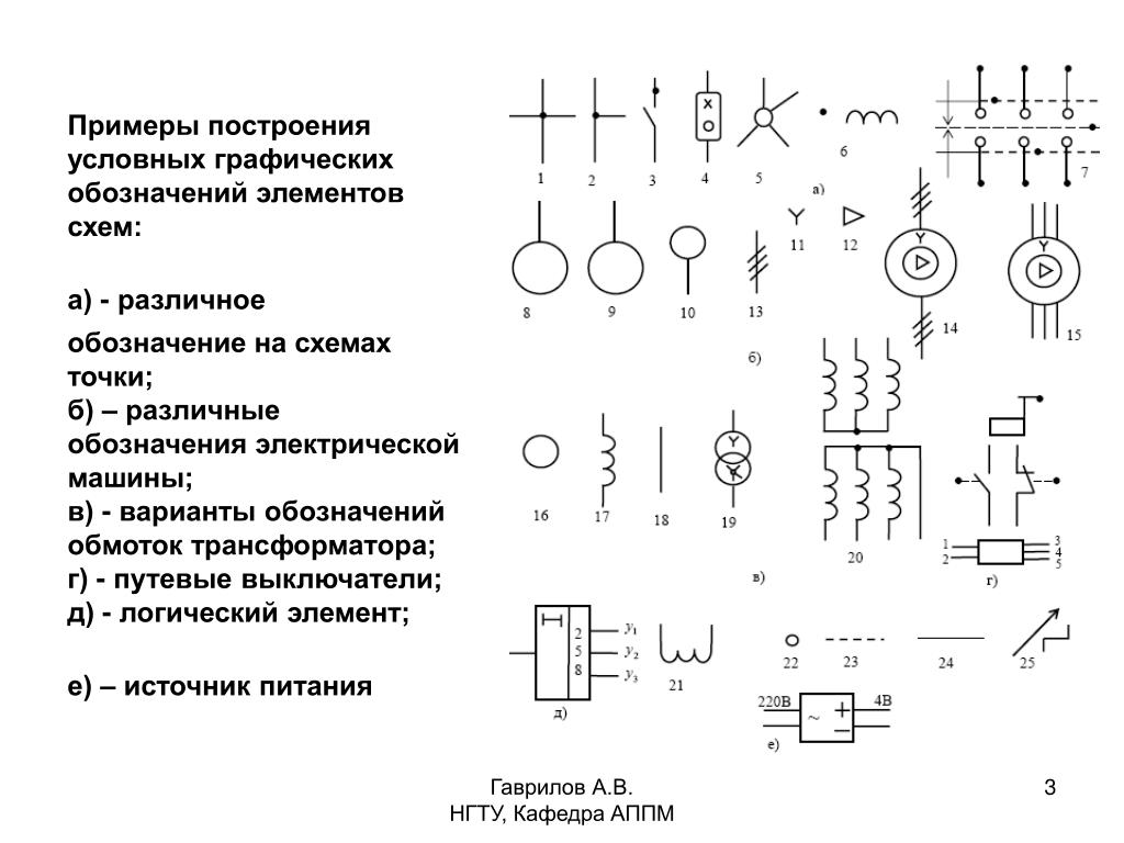 Узел электрической схемы