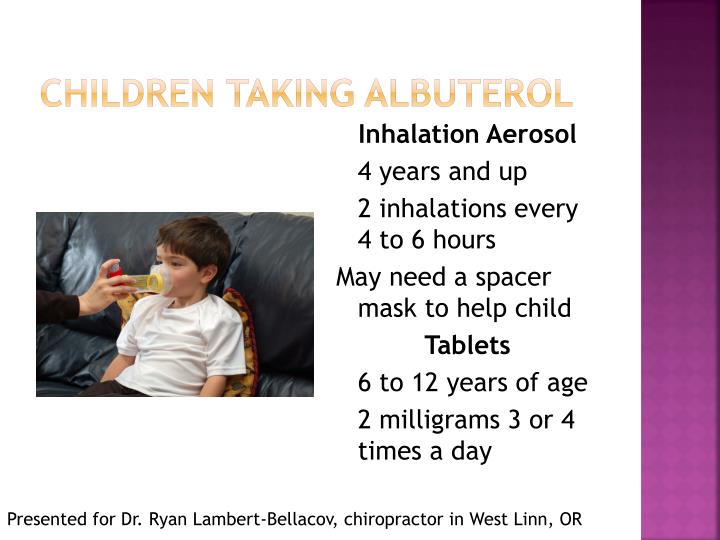 PPT What is albuterol ? PowerPoint Presentation ID5794889