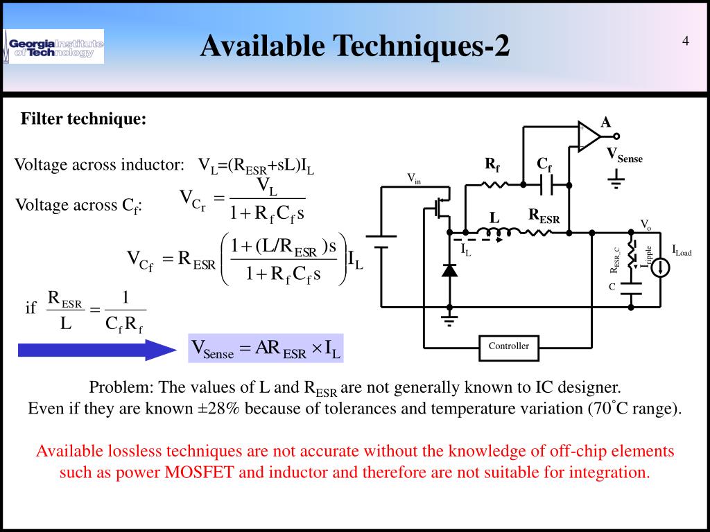 Ppt A Lossless Accurate Self Calibrating Current Sensing Technique