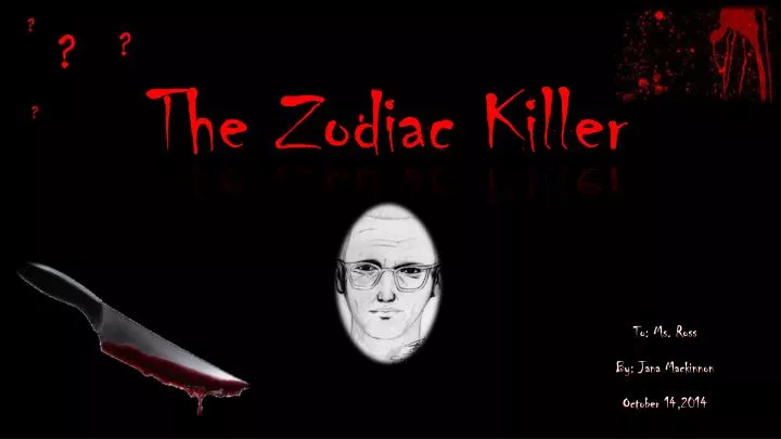 the zodiac killer n.