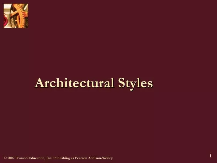 architectural styles n.