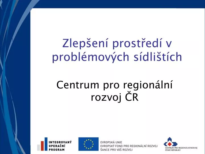 zlep en prost ed v probl mov ch s dli t ch n.