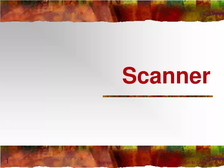 scanner n.