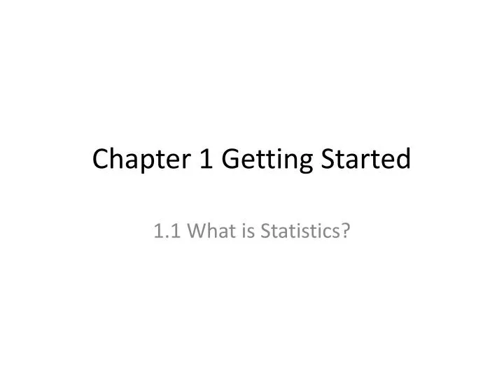chapter 1 getting started n.
