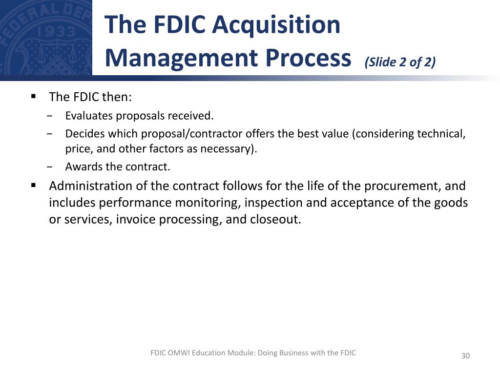Model Of Fdic Contracts