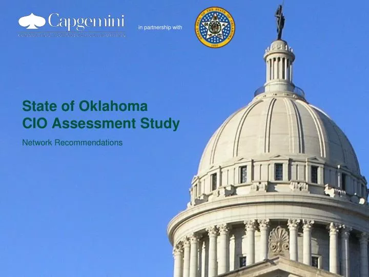state of oklahoma cio assessment study n.
