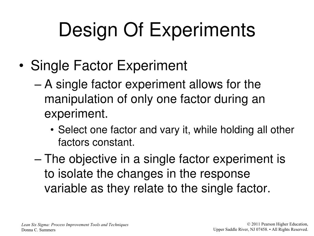 design of experiments examples