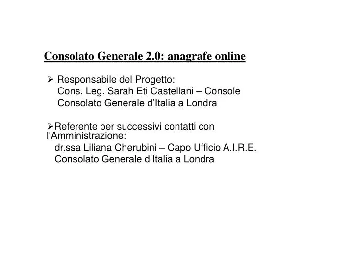 consolato generale 2 0 anagrafe online n.