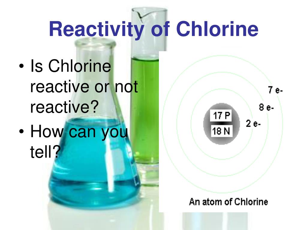 chlorines reactivity chlorines reactivity