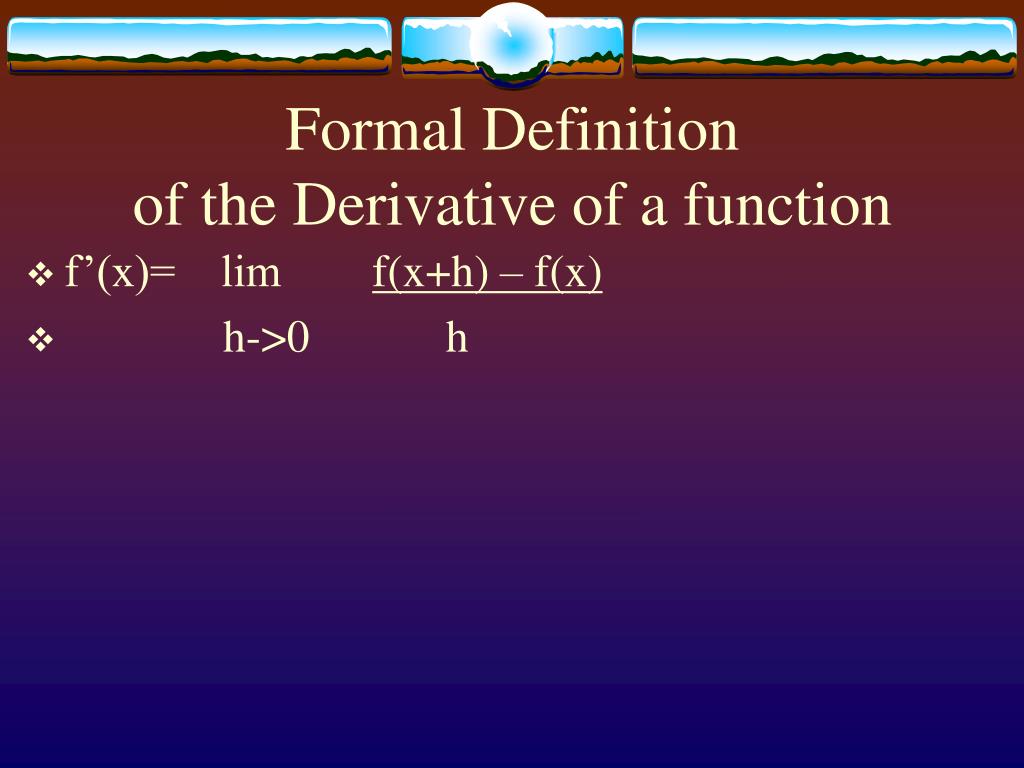 PPT - Calculus Chapter 3 PowerPoint Presentation, free download - ID ...