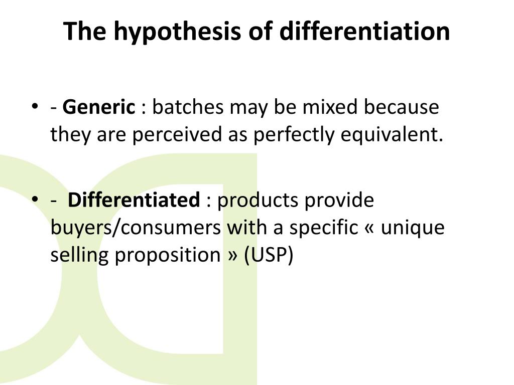 group differentiation hypothesis