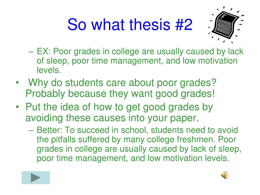 thesis side effects