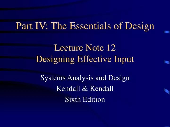 business system analysis and design notes business system analysis and design notes