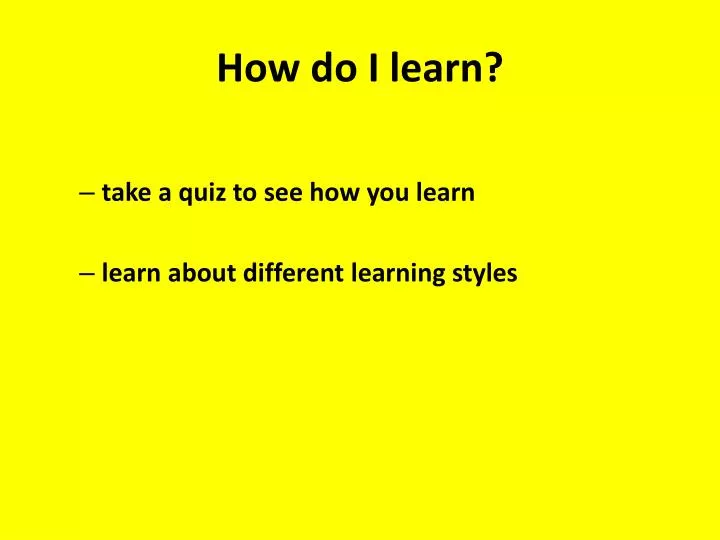 how do i learn n.