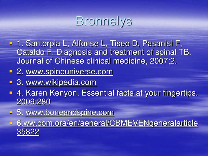 PPT SPINAAL KOORD BESERINGS A.G.V. TB PowerPoint Presentation ID