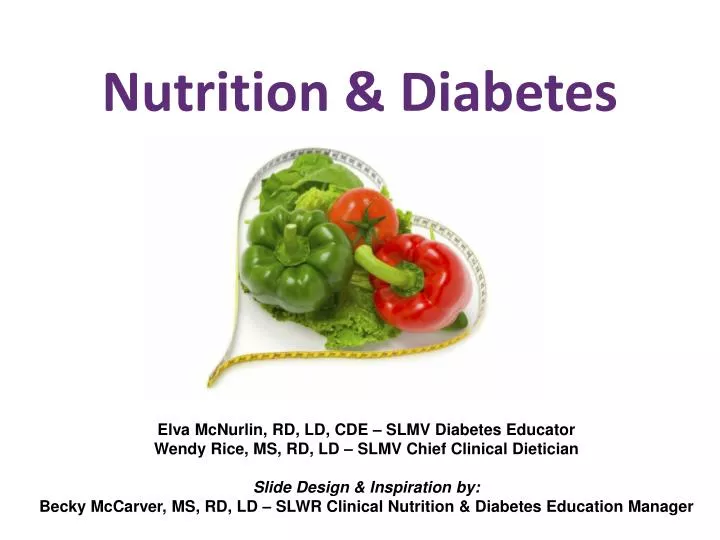 nutrition diabetes n.