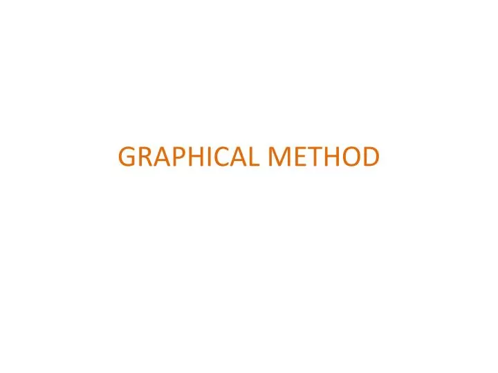 graphical method n.