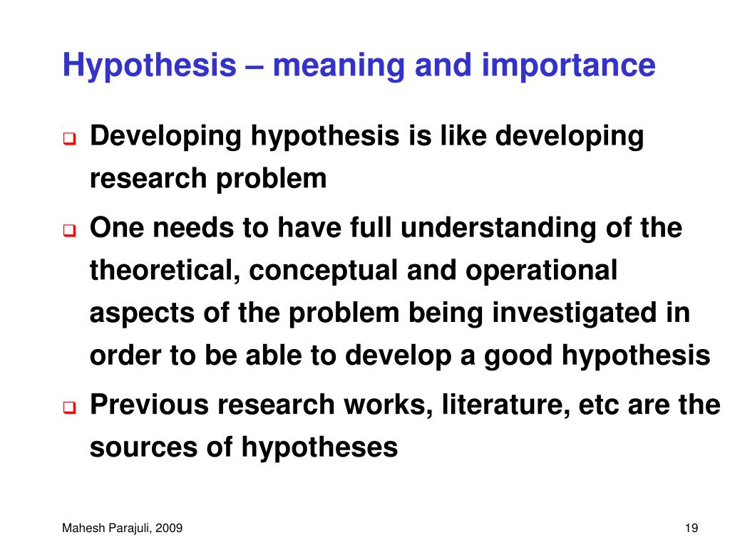hypothesis examples about education