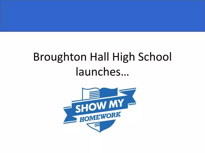 broughton hall high school launches n.