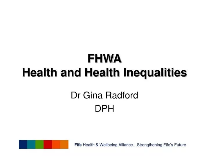fhwa health and health inequalities n.
