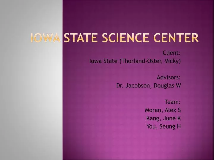 iowa state science center n.