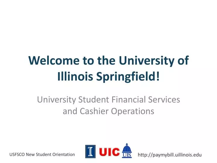 welcome to the university of illinois springfield n.