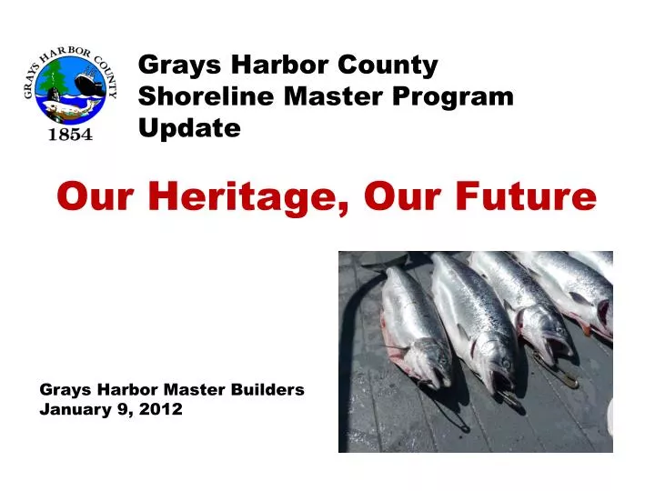 PPT Grays Harbor County Shoreline Master Program Update PowerPoint