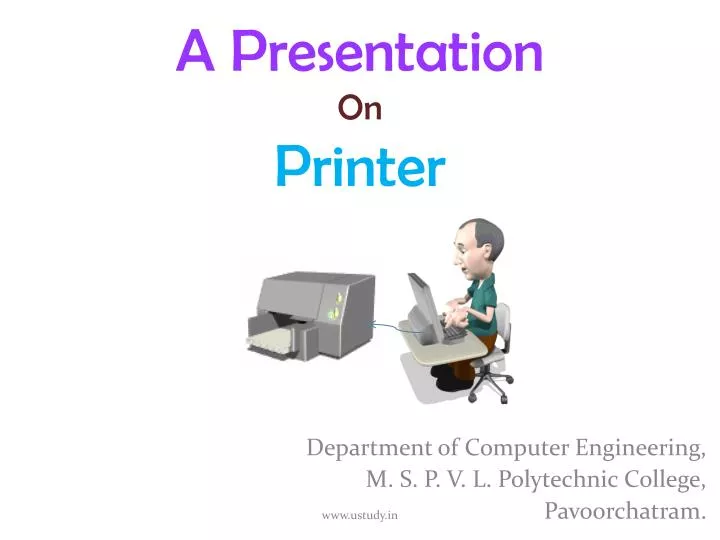 a presentation on printer n.