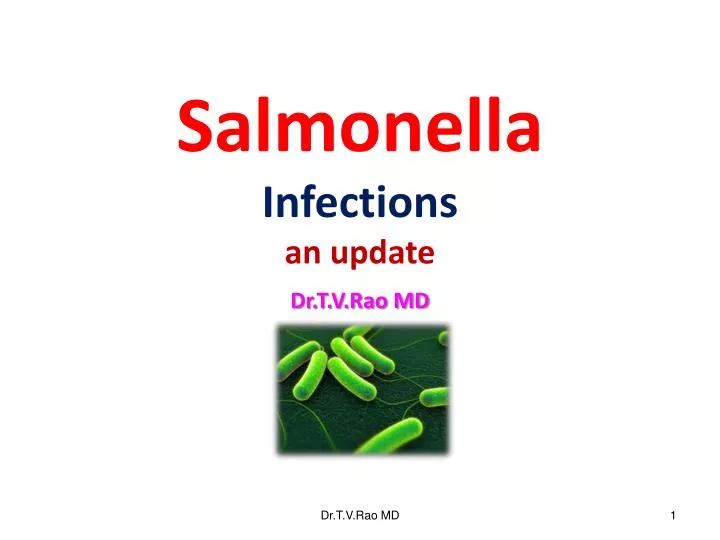 salmonella infections an update n.