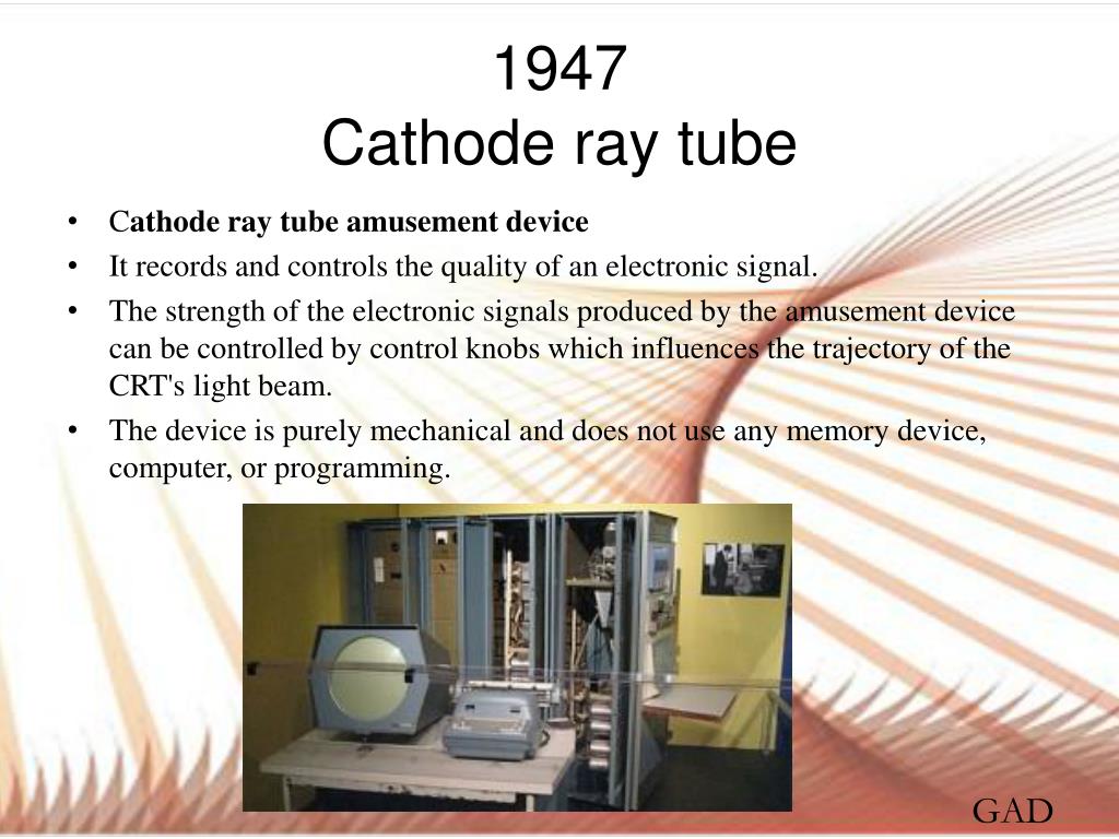cathode ray tube amusement device