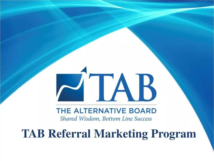 tab referral marketing program n.