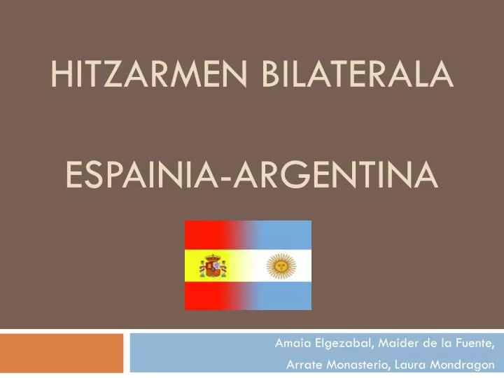 hitzarmen bilaterala espainia argentina n.