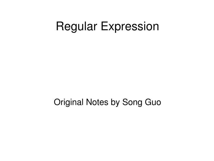 original notes by song guo n.