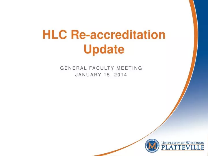 hlc re accreditation update n.