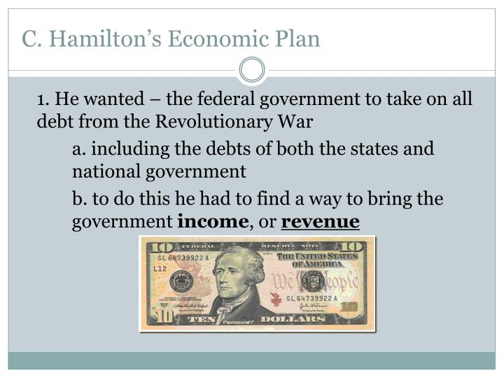 hamiltons economic plan hamiltons economic plan