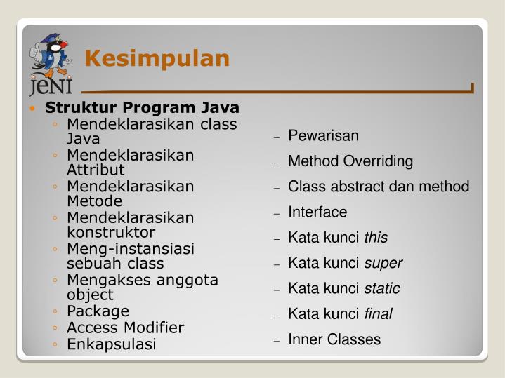 PPT - Review Konsep Dasar Java PowerPoint Presentation 