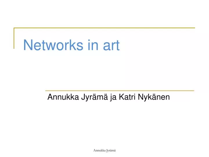 networks in art n.