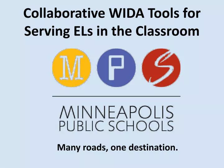 collaborative wida tools for serving els in the classroom n.