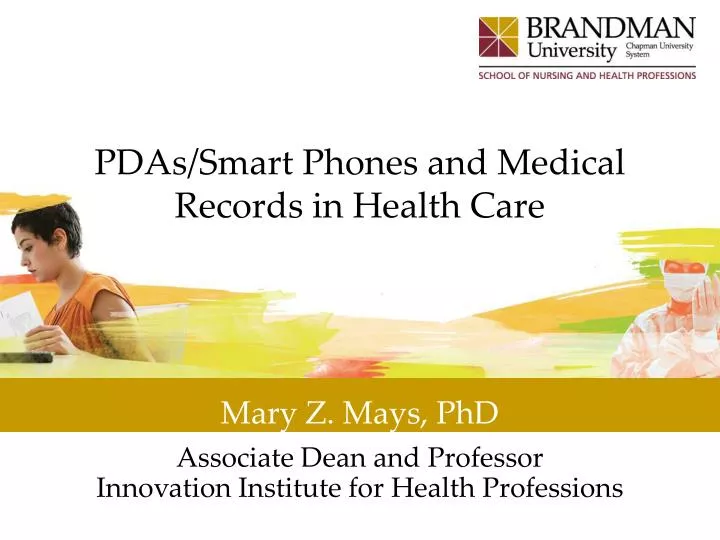 pdas smart phones and medical records in health care n.